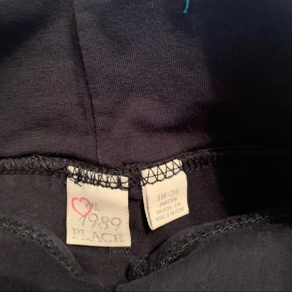 The childrens place Bell bottom navy Legging pants 18 to 24 months